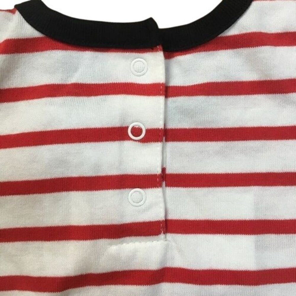 Gymboree Baby Girls' One Piece – Size 12-18M – Red, White & Black – 100% Cotton - Picture 5 of 6